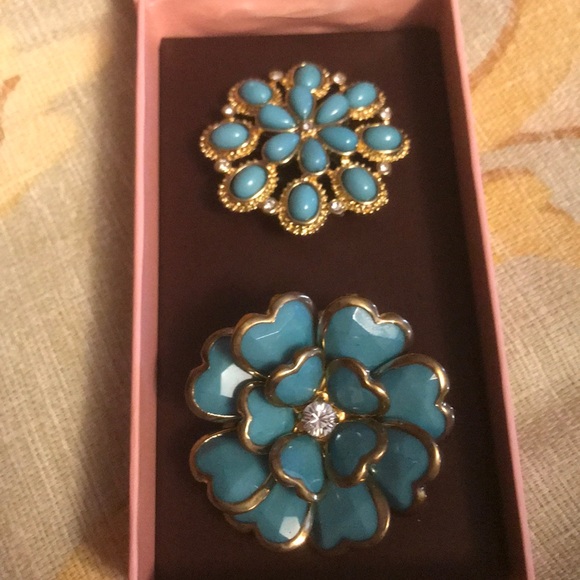 NIB ArgentoSC decorative turquoise hair elastics - Picture 2 of 5